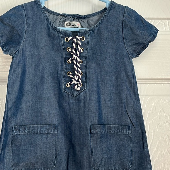 Epic Threads Chambray Dress Size: 2T - Picture 2 of 9